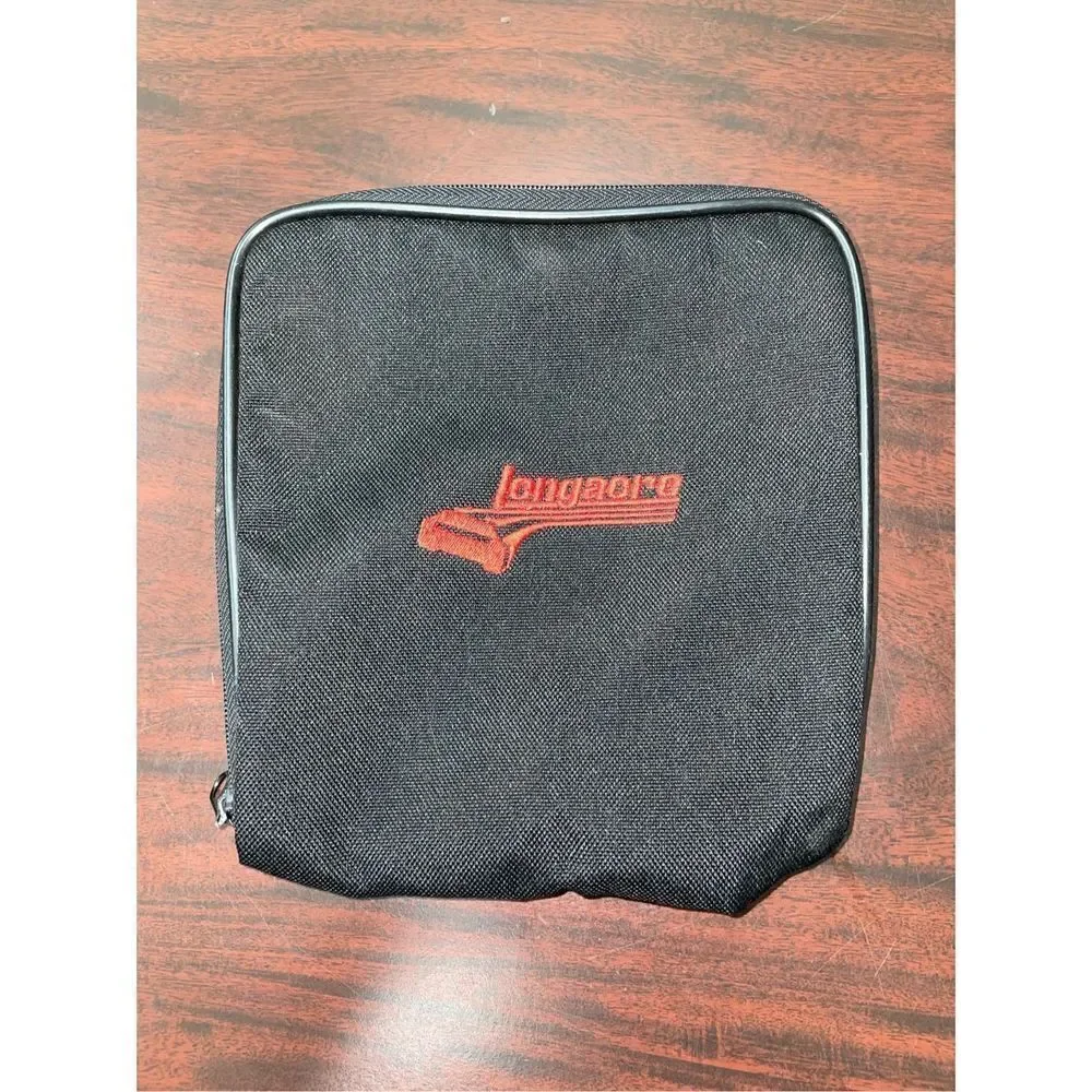 Longacre Racing Black Small Zipper Bag